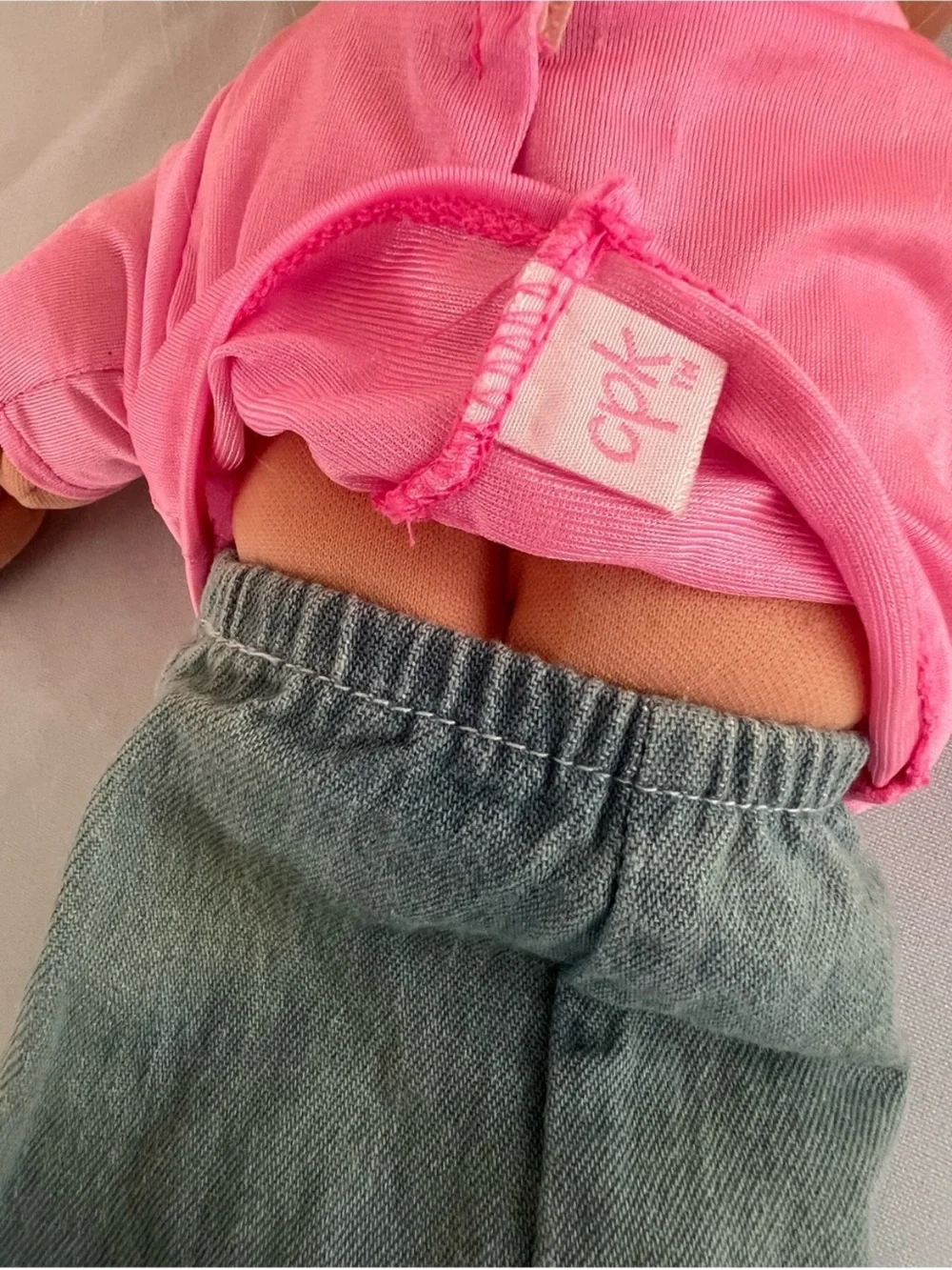 Vintage 1996 Cabbage Patch Kids By Hasbo With Barbie Outfit